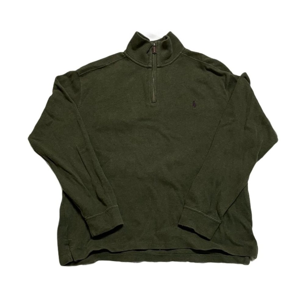 HALF ZIP TURTLE NECK PULLOVER